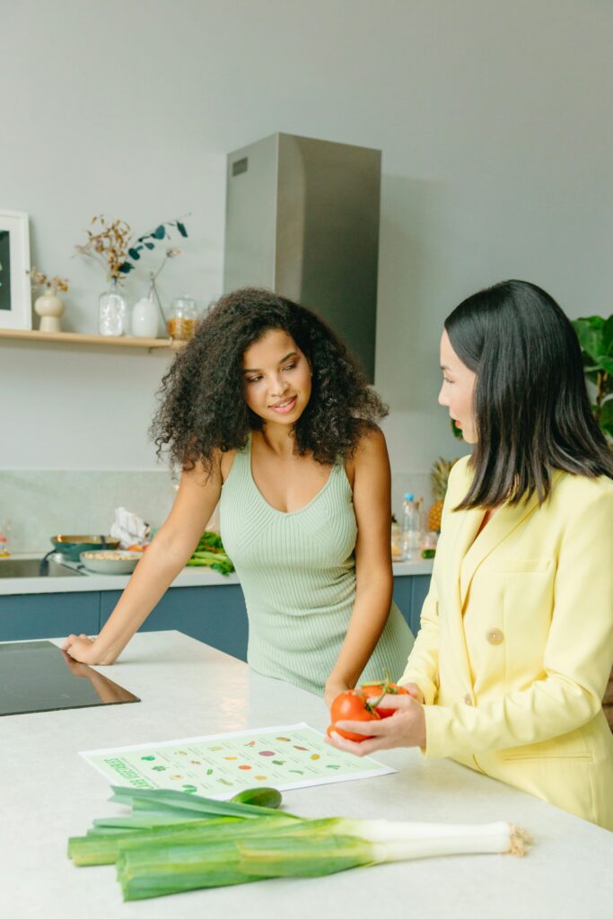 A Nutritionist Educating a Woman